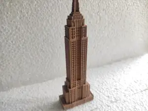 Empire state building for 3d printing