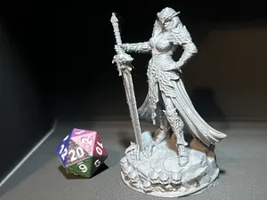 D&D-Abgrund-Kriegerin