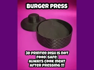 100mm Burger Press