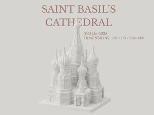 Saint Basil’s Cathedral - 1:325 Scale 3D Model