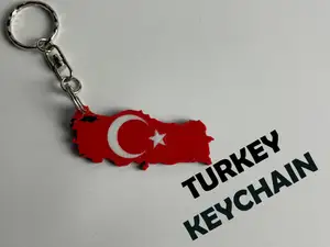 Turkey Keychain – Country Silhouette