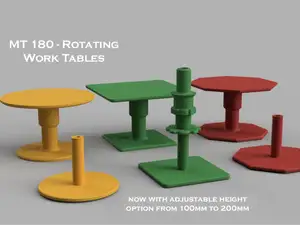 Work Tables -Rotating Adjustable Height -Painting