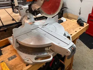 RIDGID 12" MS1290LZA Throat Plates and Lever Arm