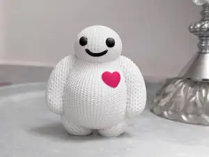 Knitted Baymax By Pinkywings