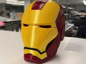 Iron ManMask Helmet-Inspired Display Wearable Mask