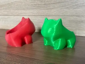 Pokémon Planter Bulbasaur Sweet and Cute/Bisasam Planter / 2 versions with and without bottom hole