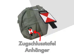 Zugschlusstafel Anhänger / Schlüsselanhänger
