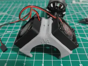 Dual fan 40mm Brushless 1/8 RC