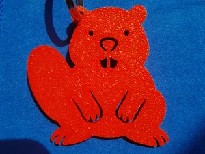Simple Bóbr Keychain