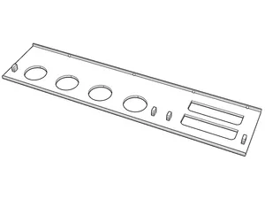 Tapa fija superior abierta para nintendo Wii