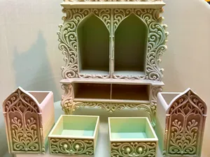 Gothic Bloom Reliquary Cabinet