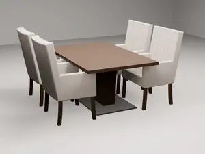 Dining table, for dollhouse or diorama