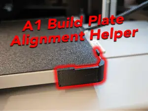 A1 Build Plate Alignment Helper