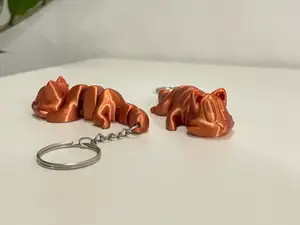 Funny Cat Keychain