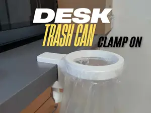 Desk Trash can (Clamp on)
