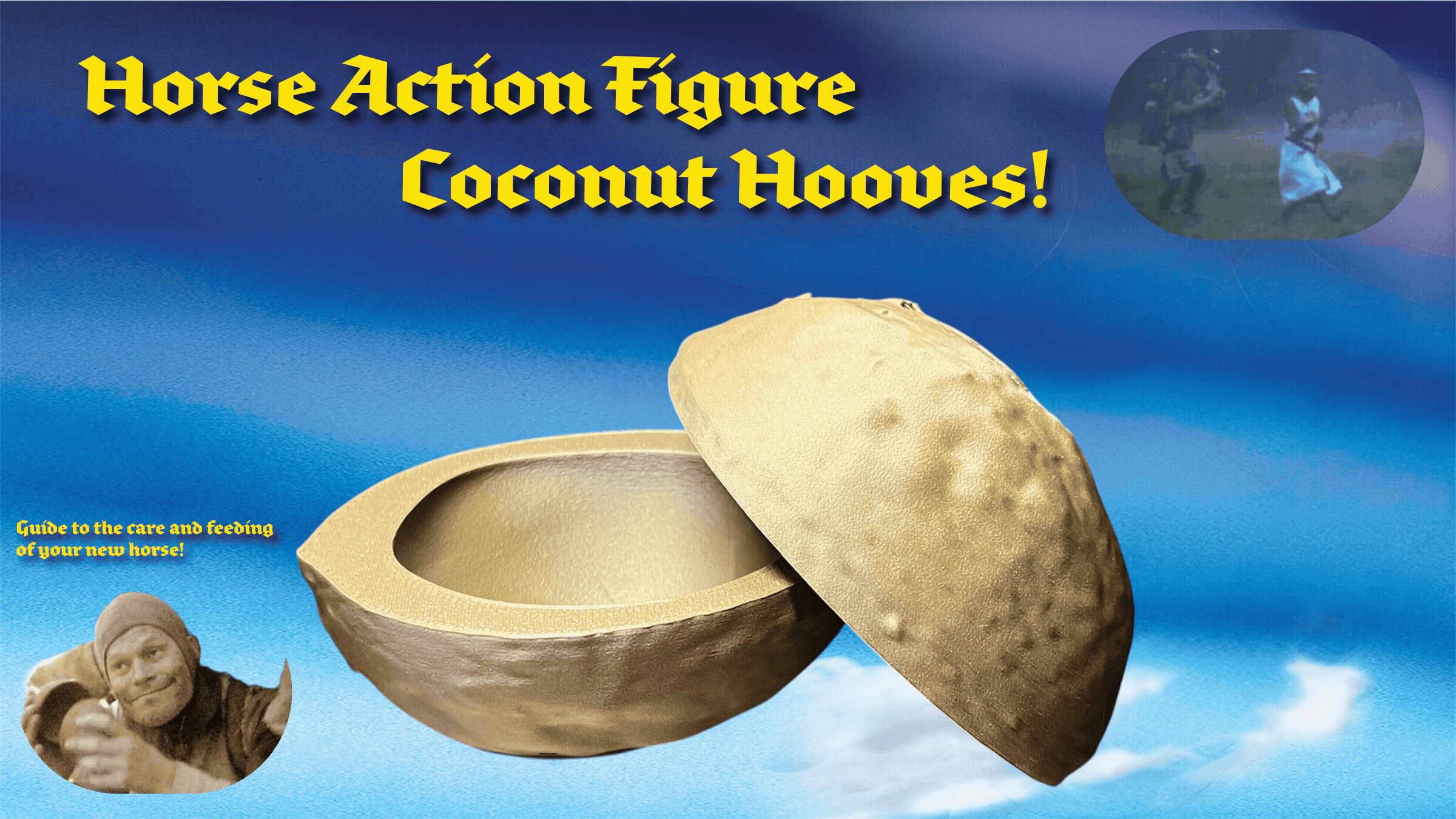 Horse Action Figure / Coconut Hooves