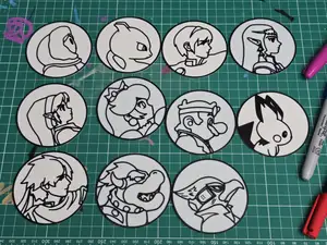 Party Gaming Heroes Coloring Squad Set