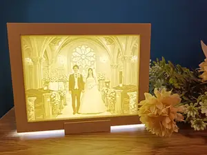 Lithophane Frame for Bambu CMYK LED Backlight