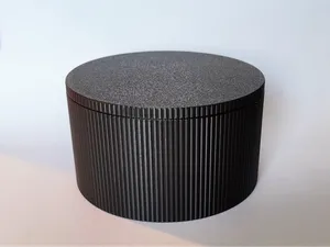Round ribbed box (⌀ 120 mm)