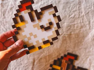 Stardew Valley White and Brown Chicken