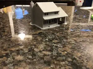 N Scale Suburban House 3