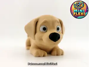 Mini Flexi Labrador - No Support Articulated