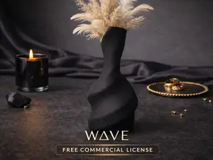WΔVE Elegance - Glamour Vase for your Modern Home