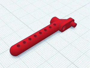 HPI RS4 RC car rear body mount post