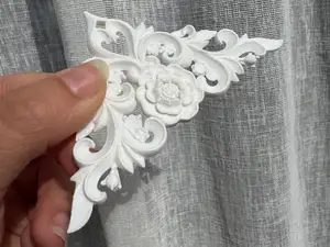 Ornamento floral vintage para esquinas