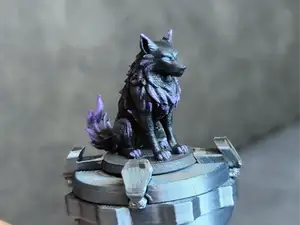 Schattenwolf- Umbral Hound- Miniatur dnd- wolf