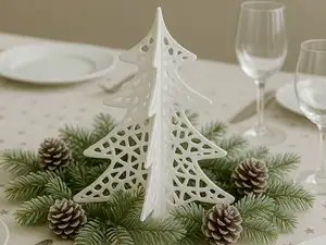 Voronoi Christmas Tree Elegant Table Centerpiece
