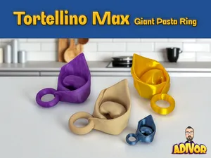 Tortellino Max – Giant Printable Pasta Gadget
