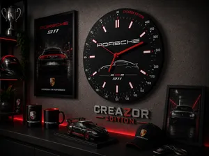 Horloge Murale Modulaire – Édition Porsche 