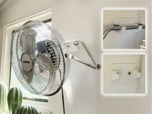 Fan wall mount (for floor/desk fan)