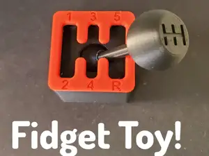 Stick Shift Gear Shifter Fidgit Toy