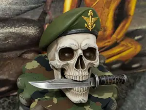 Barrett Skull mit Messer – Special Forces Edition