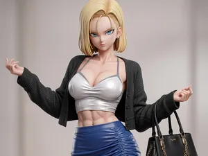 Androide 18 Outfit secretaria (Dragon Ball)