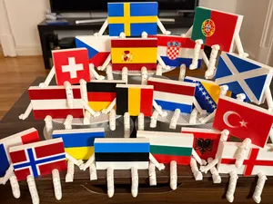 Flaggen der Welt – Länderfiguren Europa
