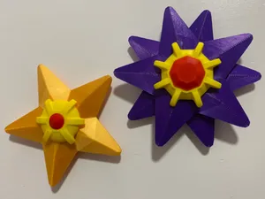 Staryu and Starmie Fidget Spinners, NO AMS NEEDED