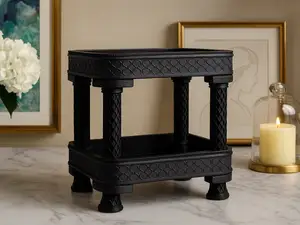 Noir Column Tray - Luxury Bedroom Decor