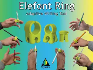 Elefont Ring - Adaptive Writing Tool