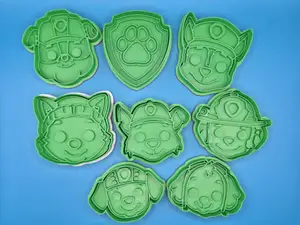 Paw Patrol Cookie Cutter Playdoh Stamp Pack