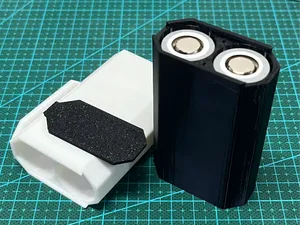 21700收纳盒|滑盖结构|两节电池