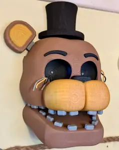 Golden & Shadow Freddy Mask AMS Print