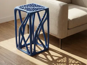 Voronoi Flow Organic Nightstand Side Table