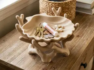 Organic Coral Shell Trinket Jewelry Key Holder