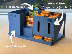 Universal Battery Dispenser & Organiser