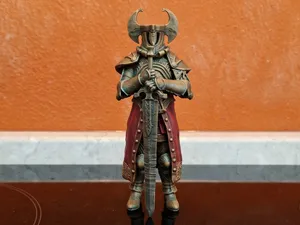 Crucible Knight Ordovis (Axe Helm Variant) - 130mm