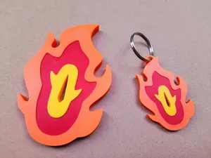 demon slayer - Rengoku hilt keychain