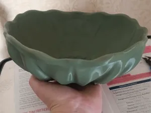 Schale in Muschel Optik